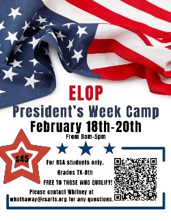 President's ELOP Camp 2/18-20th